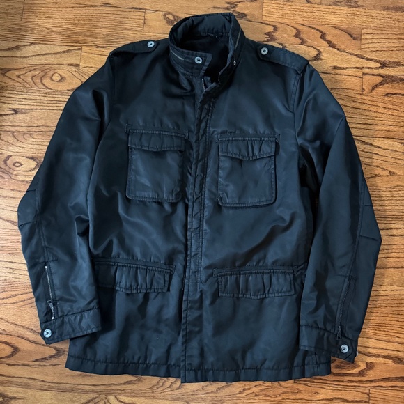 NEIL BARRETT M65 Military Jacket 00's Vintage Archive Brown Label XXL Black Rare - Picture 8 of 16